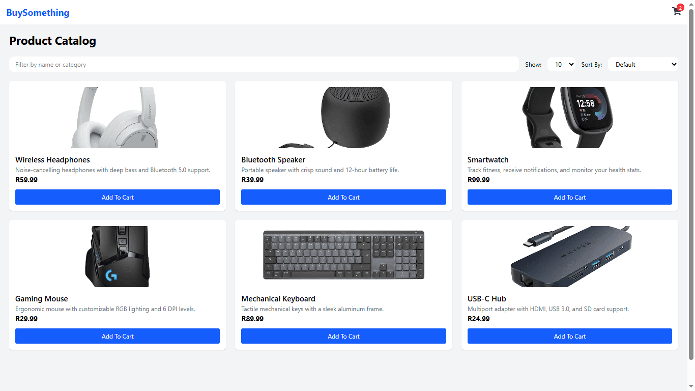 Shopping Cart UI